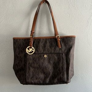 Michael Kors brown tote